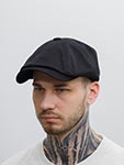 Кепка AIS COLLEZIONI арт. 8 COTTON (черный)